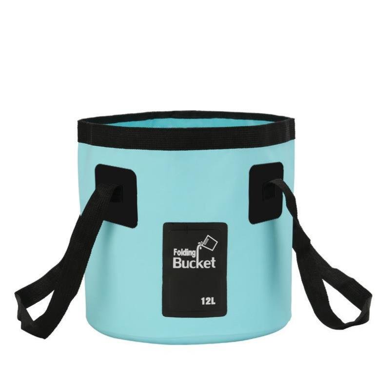 It's a new sale, a fishing bucket, a folding bucket, an outdoor handy, a fishing box, a barrel, a plastic car